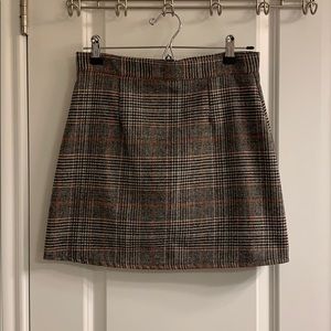 Plaid skirt